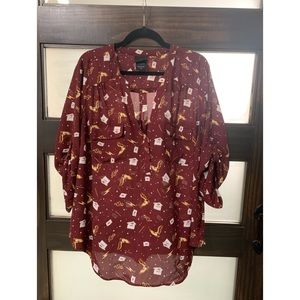 Torrid size 2 Harry Potter top